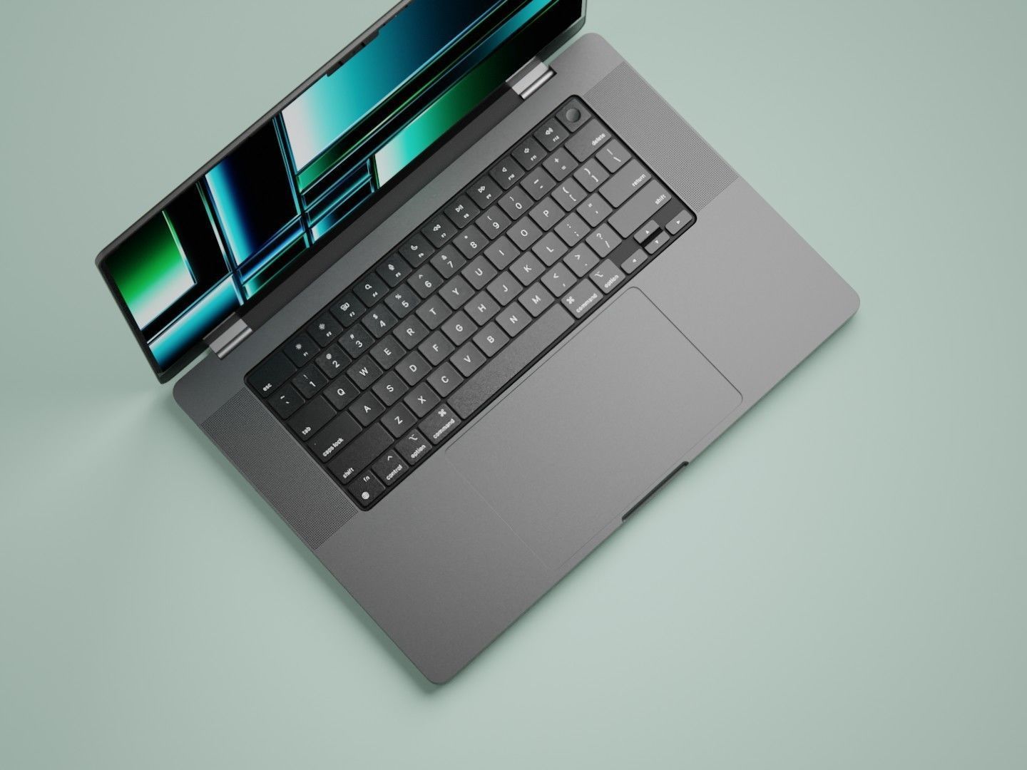 Apple MacBook Pro M4 16 inch 3D model_6