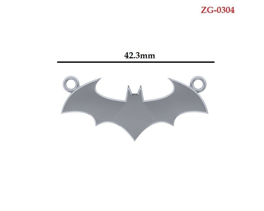 Batman Pandent 3D print model_2