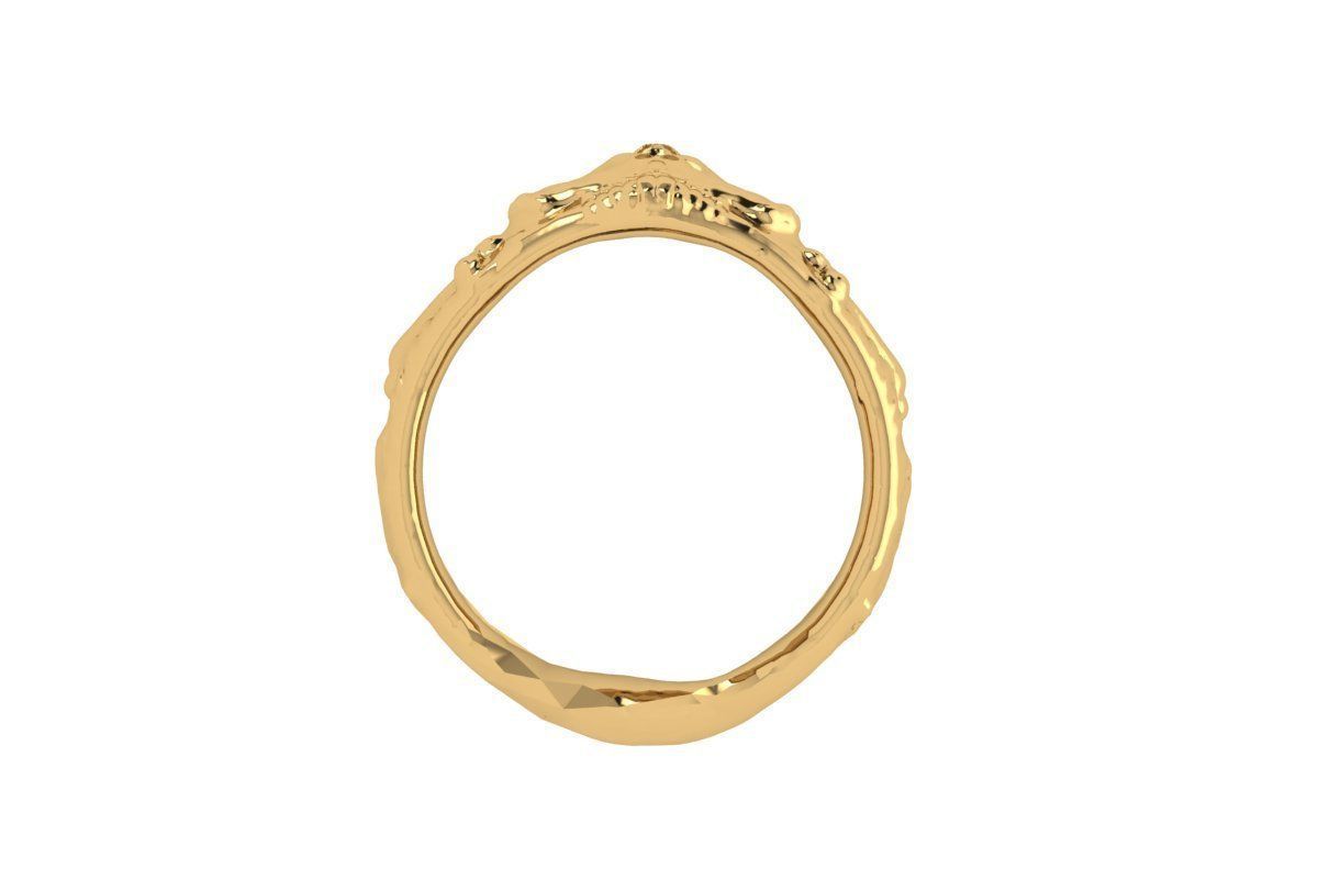 Skull Ring 3D print model_9