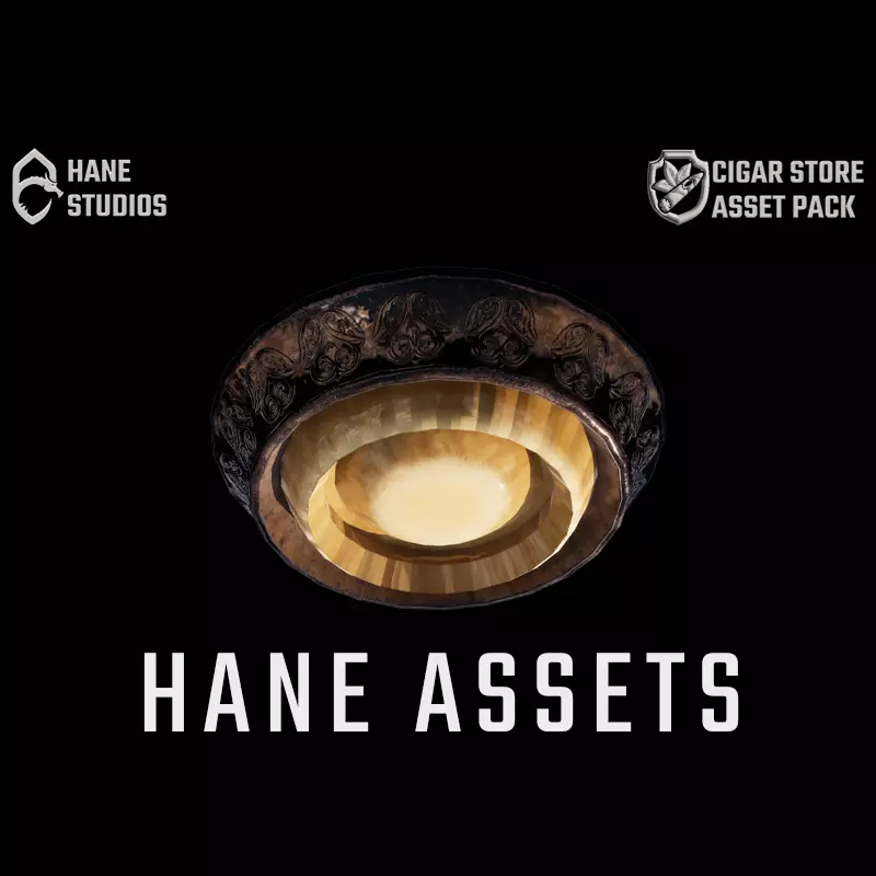 Vintage Spot Light 2 - Classic Low-poly 3D model_0