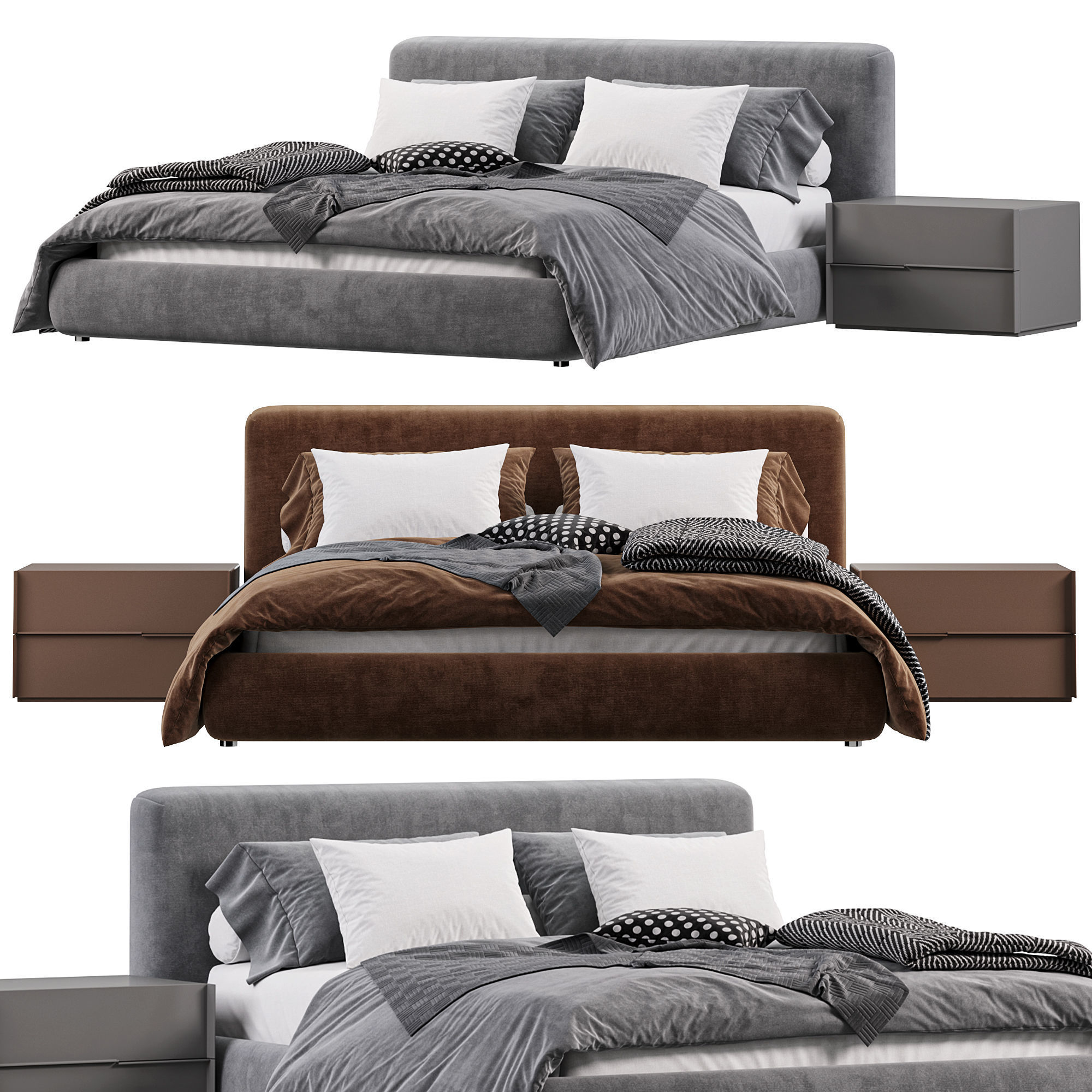Ophelia Bed By Rove Concepts Collection 3D model_1