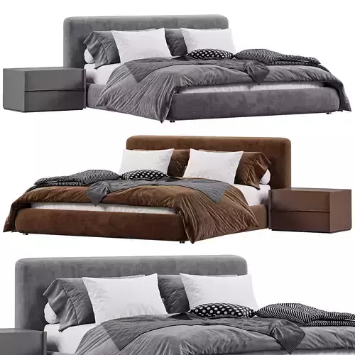 Ophelia Bed By Rove Concepts Collection 3D model