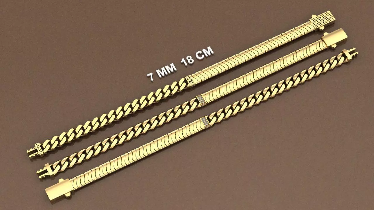 7 MM BRACELET 3D print model_0