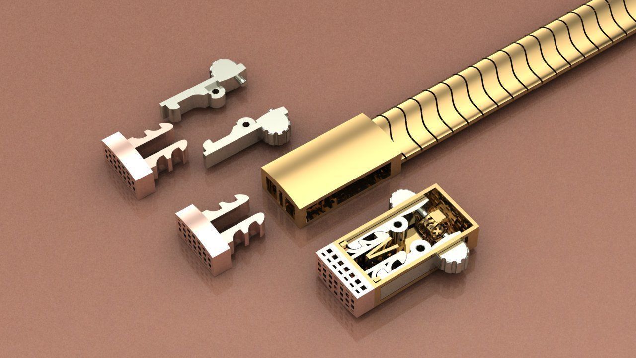 7 MM BRACELET 3D print model_4