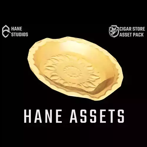 Vintage Ashtray 3 - Gold- Classic