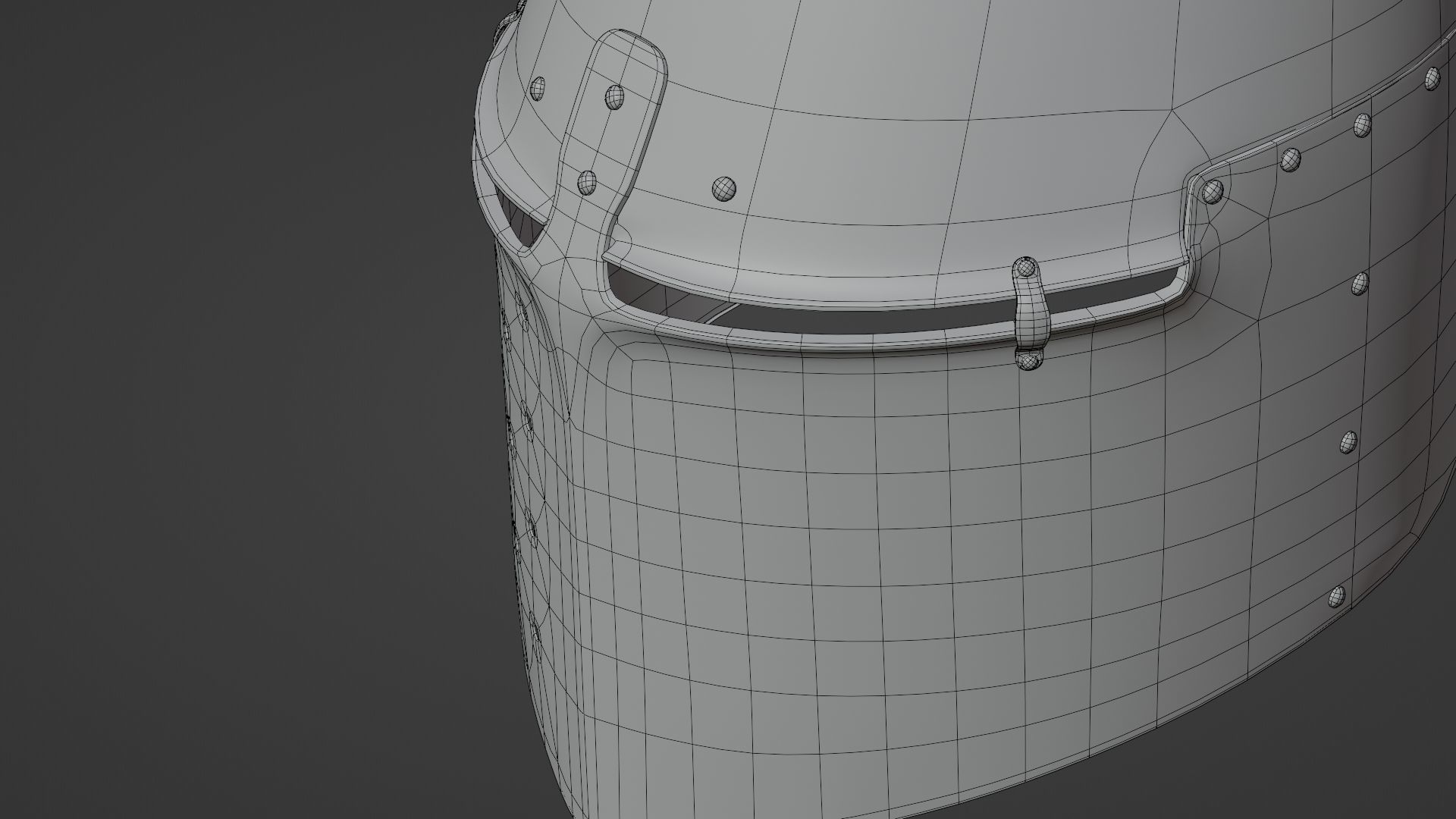 Medieval helmet 3D model_29