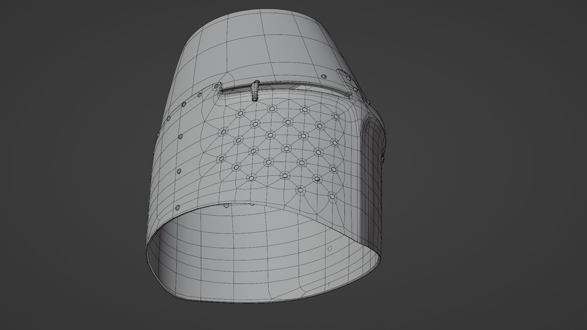 Medieval helmet 3D model_33