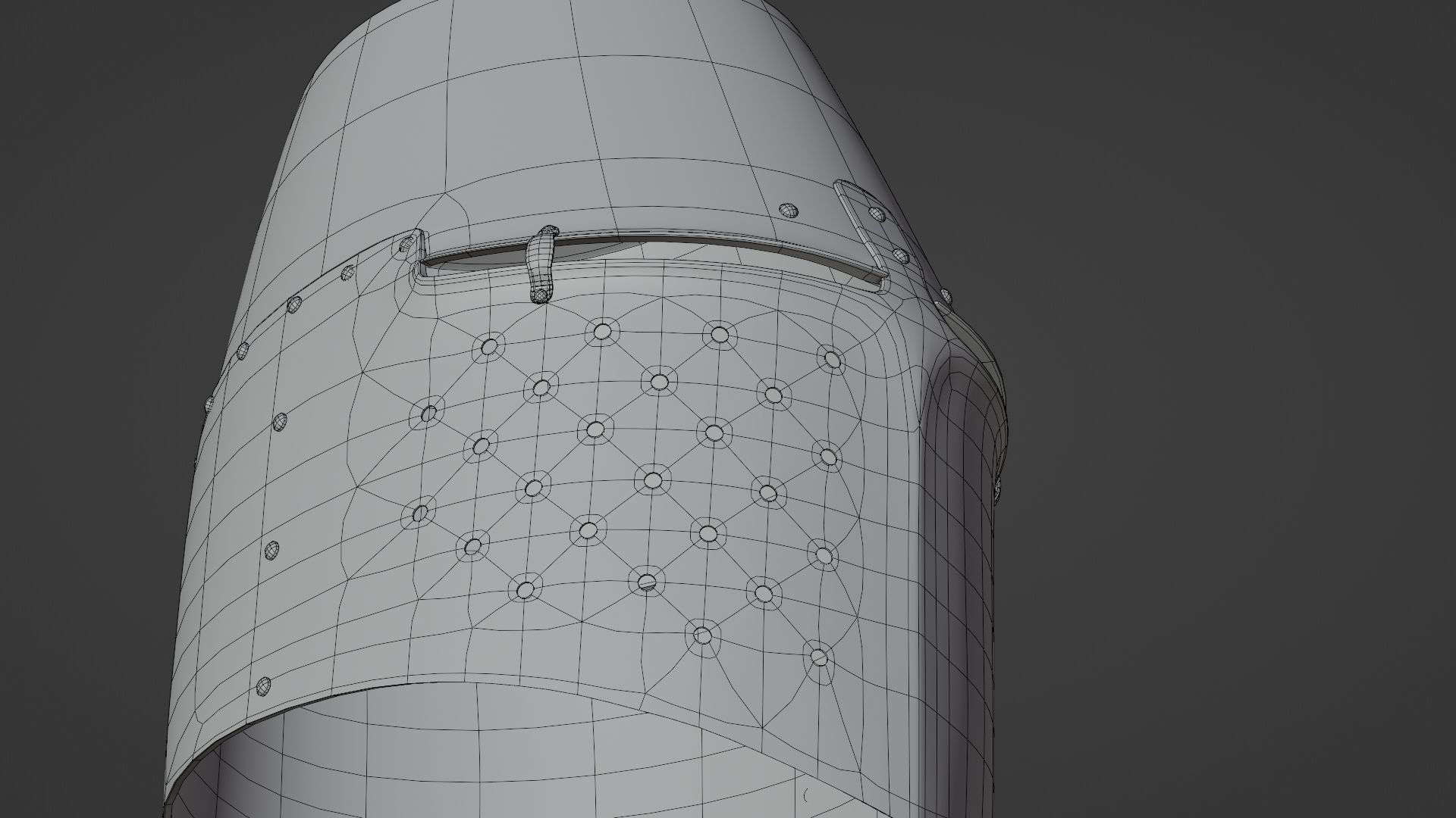 Medieval helmet 3D model_31