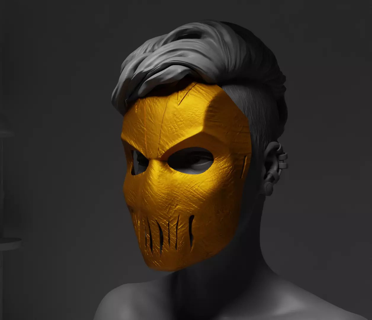 DC Comics Cosplay Face Mask 3D print model
