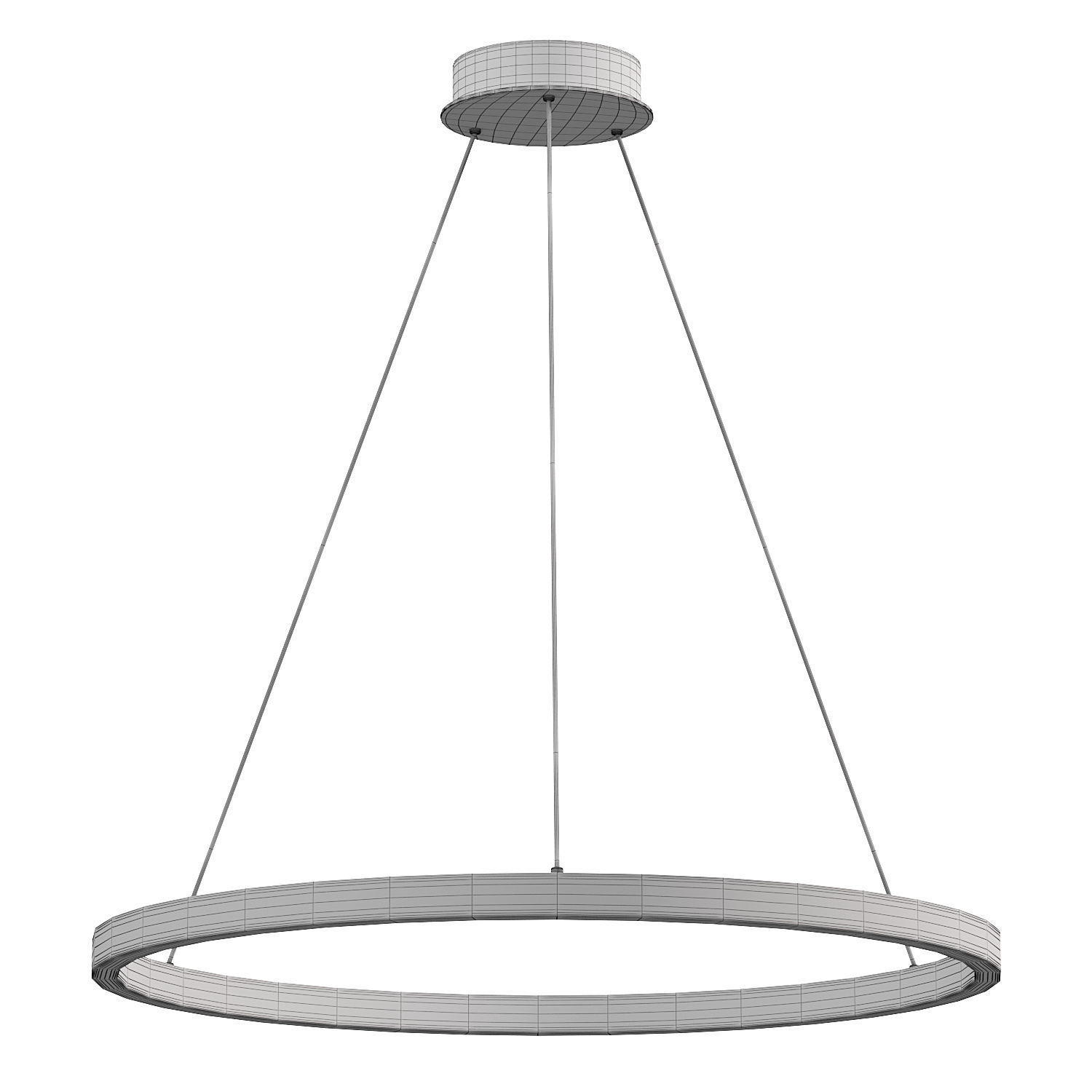 Groove Single Pendant by lightology 3D model_2