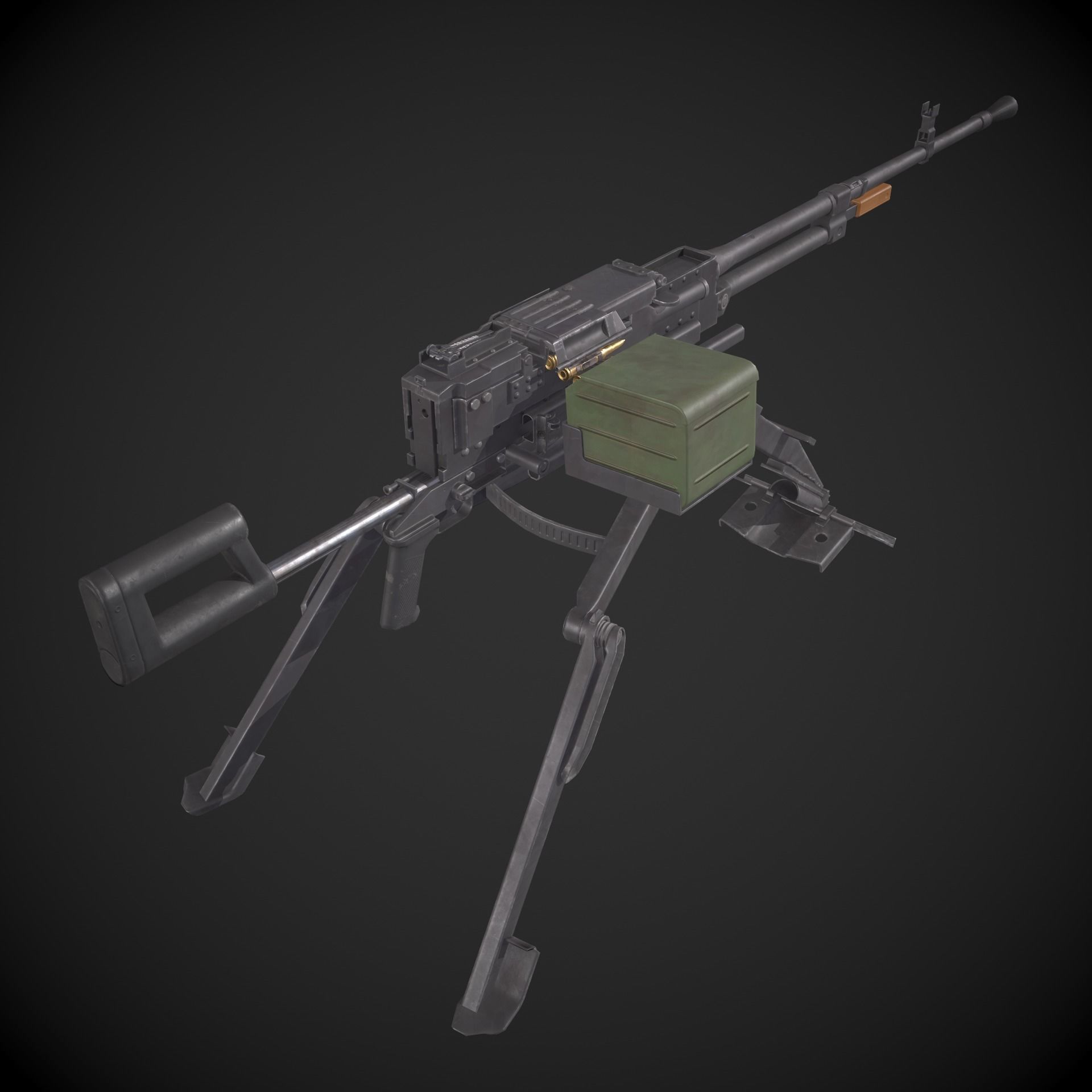 KORD Machine Gun 3D model_10