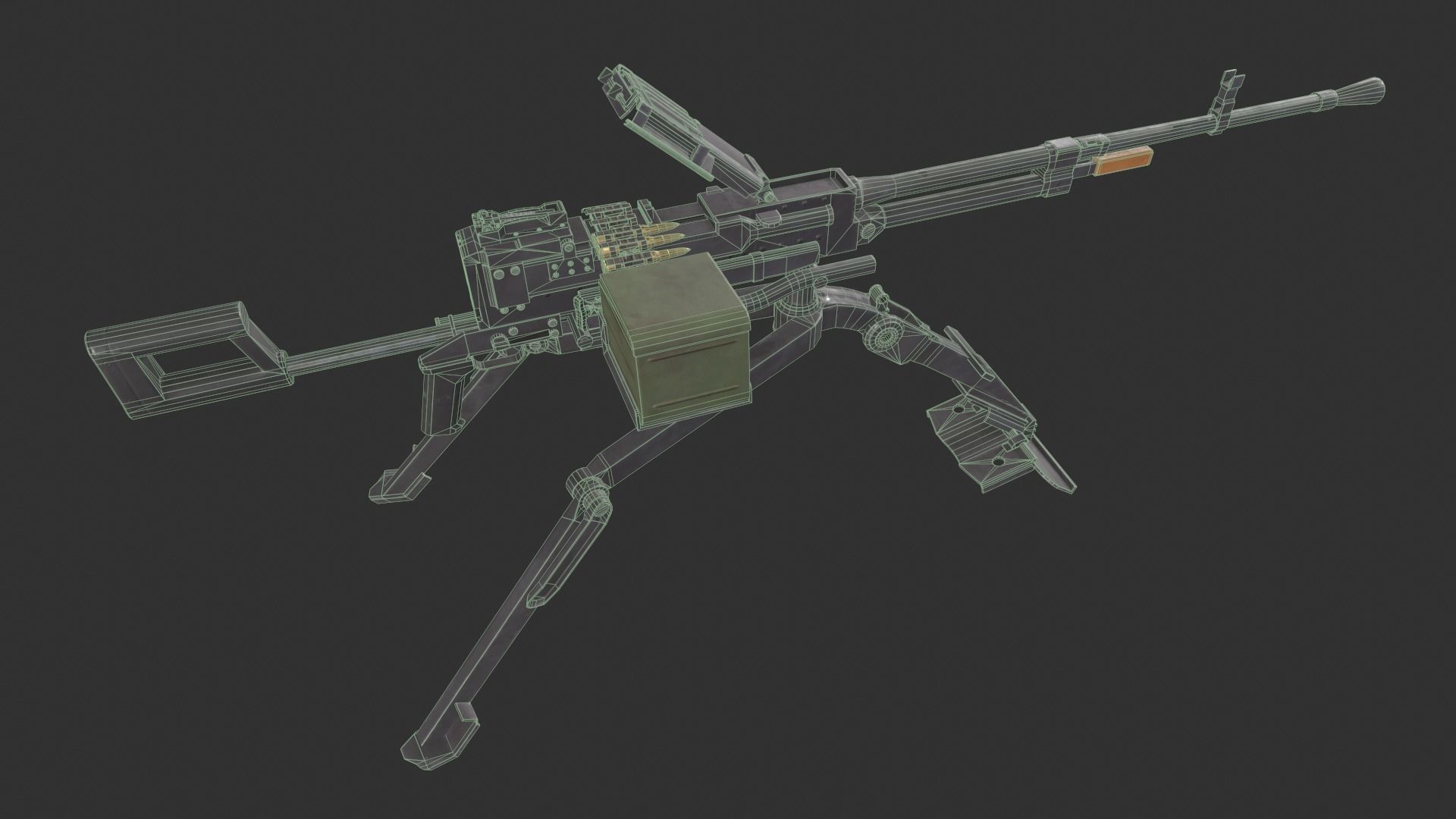 KORD Machine Gun 3D model_9