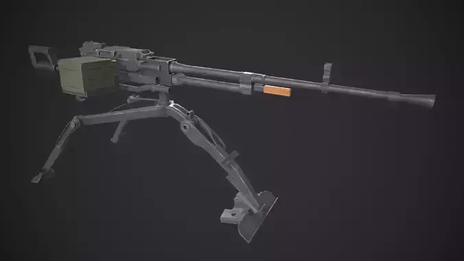 KORD Machine Gun 3D model
