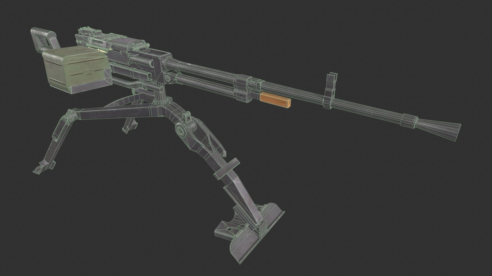 KORD Machine Gun 3D model_5