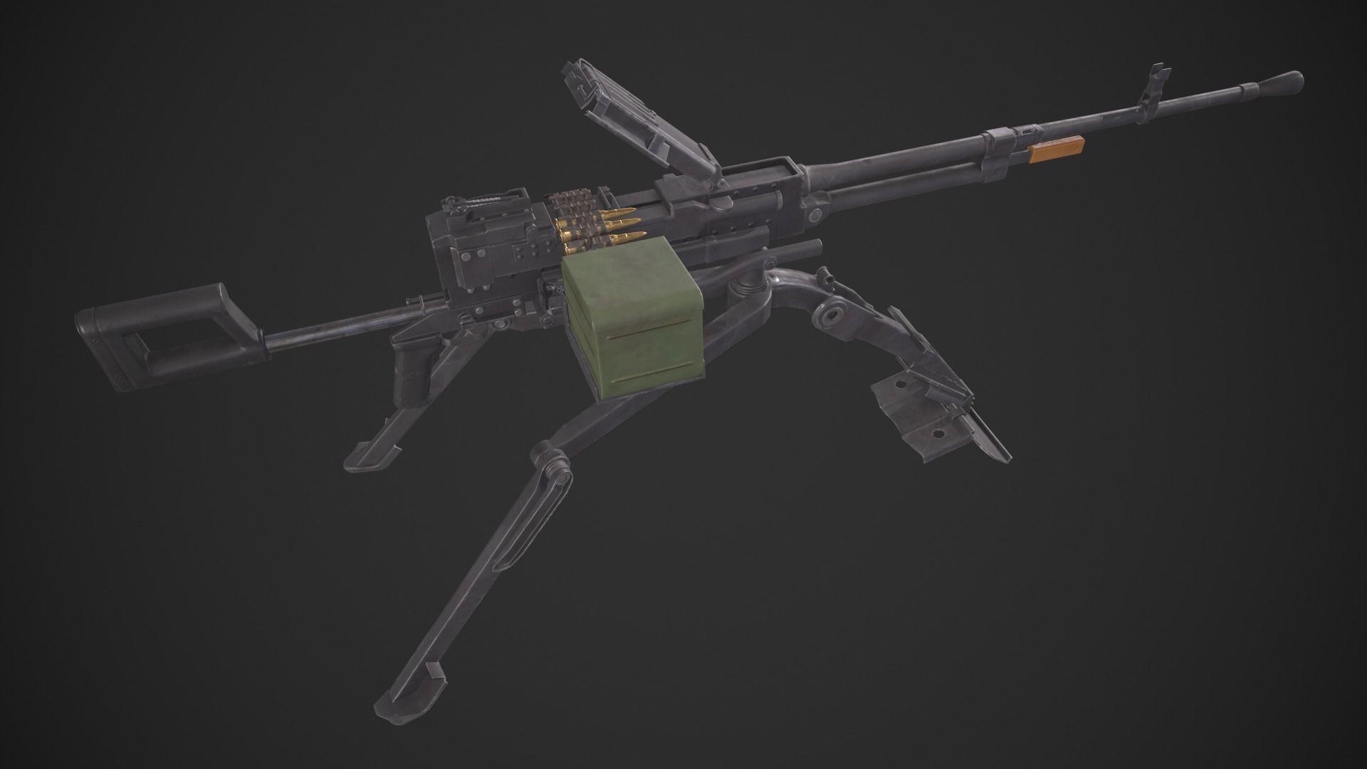 KORD Machine Gun 3D model_8