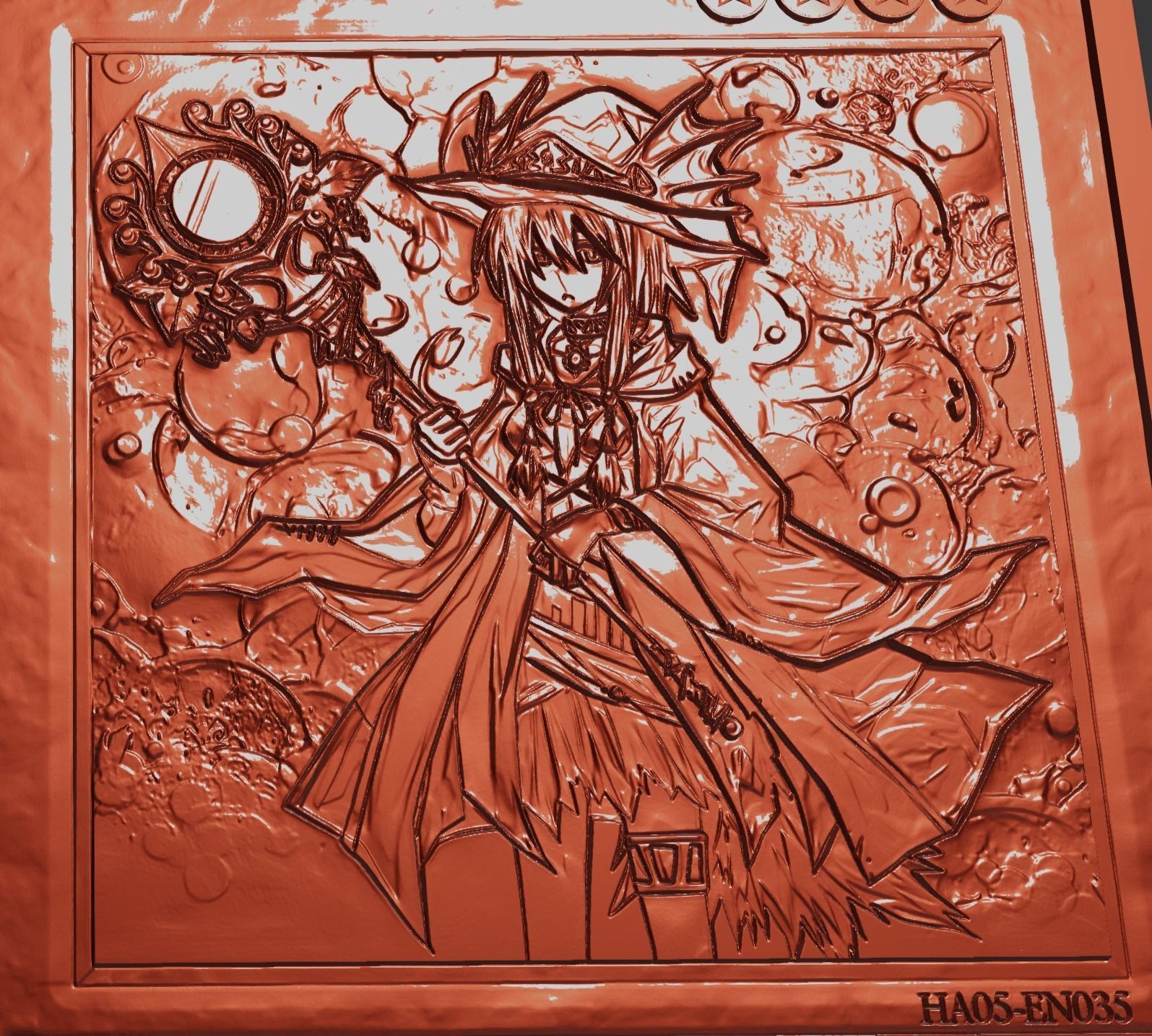 gishki ariel - yugioh 3D print model_1