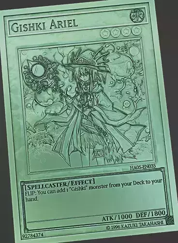 gishki ariel - yugioh 3D print model