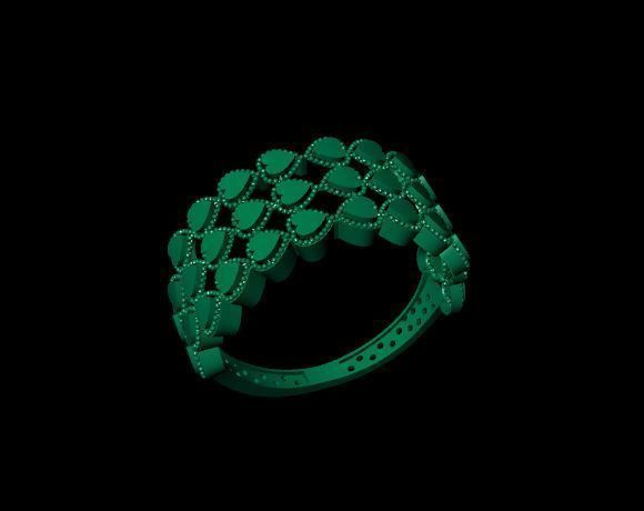 Rings 3D print model_2
