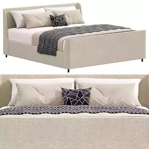 Bed K76 by Delavega 3D model