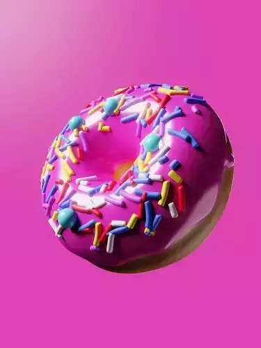 Donut 3D Model