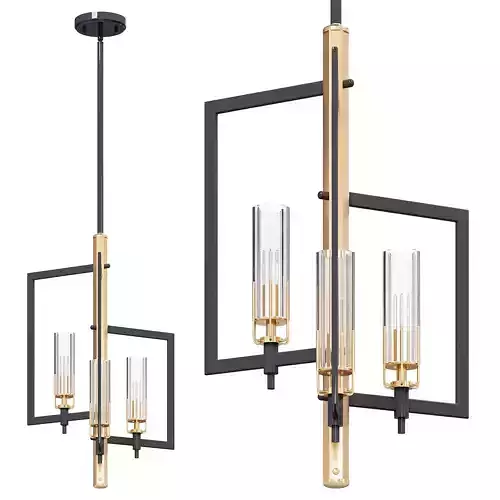 Flambeau 3 Light Pendant by lightology 3D model