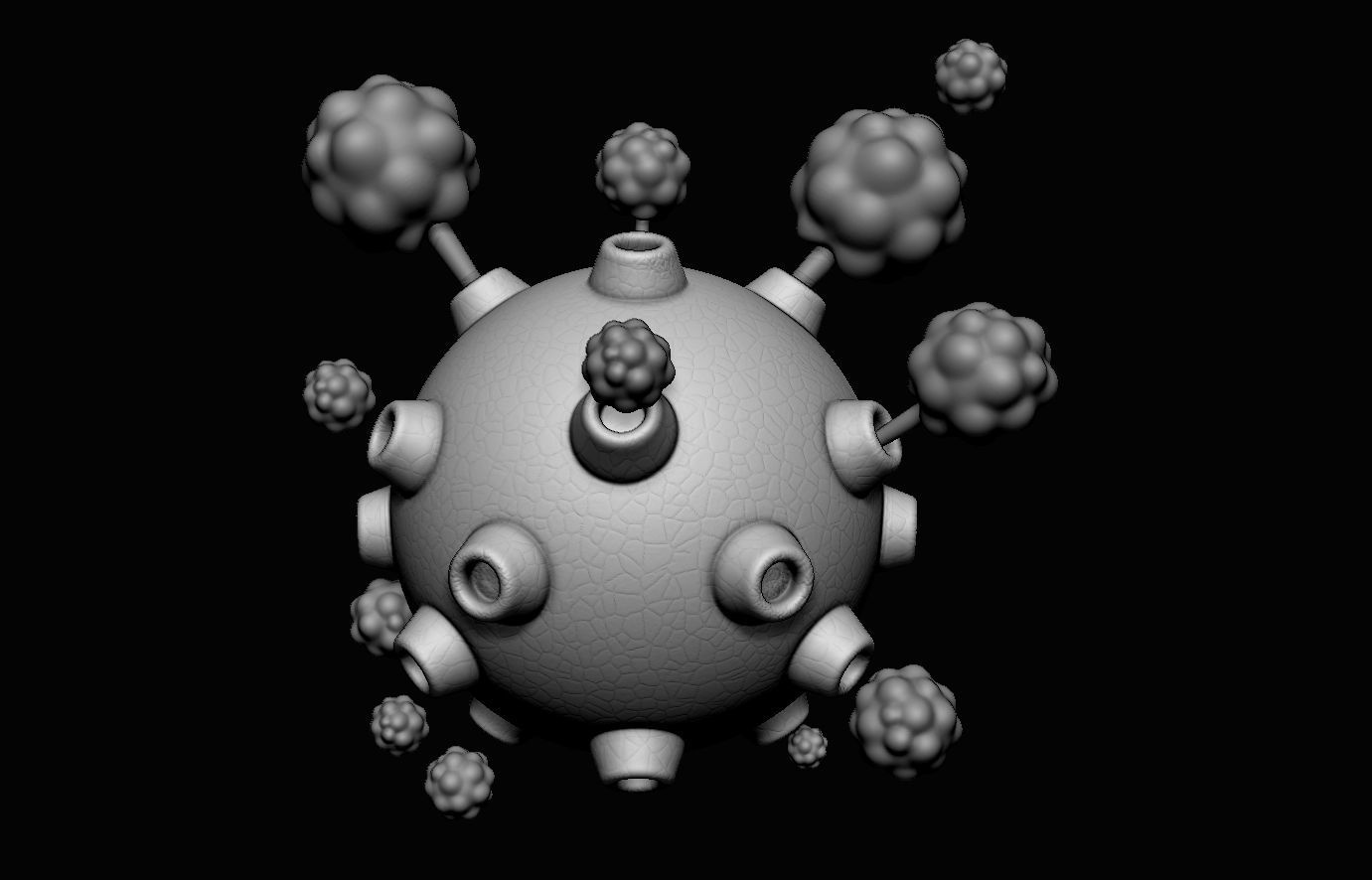 Koffing Pokemon  3D print model_7