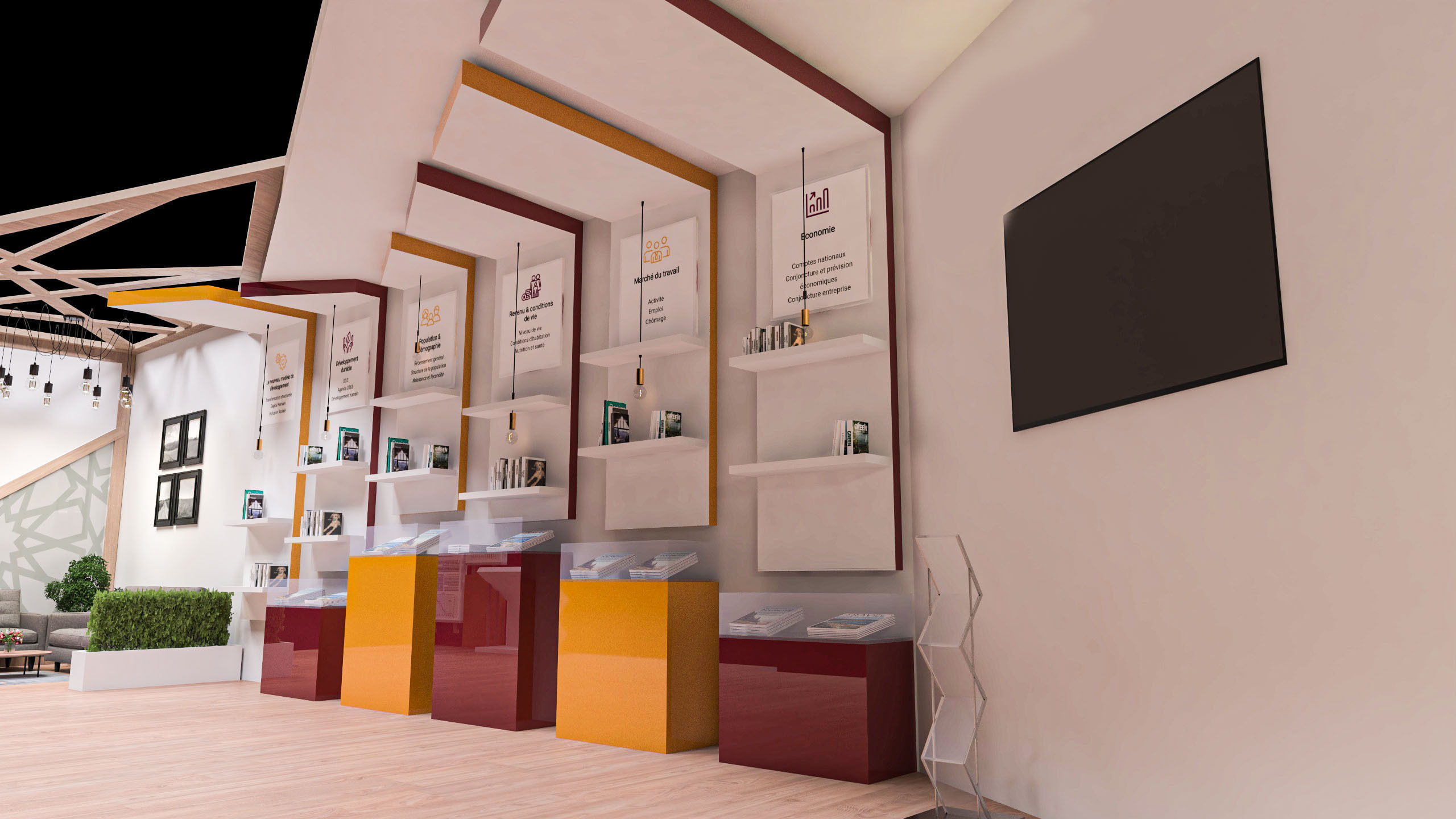 Exhibition stands 3D model 3D model 3D model_4