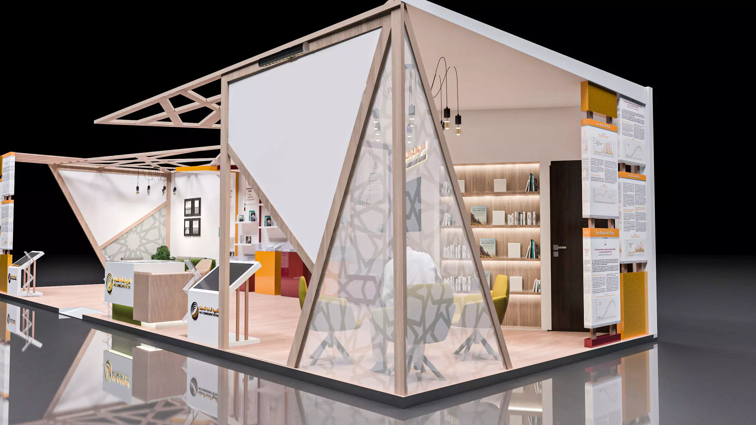 Exhibition stands 3D model 3D model 3D model_0