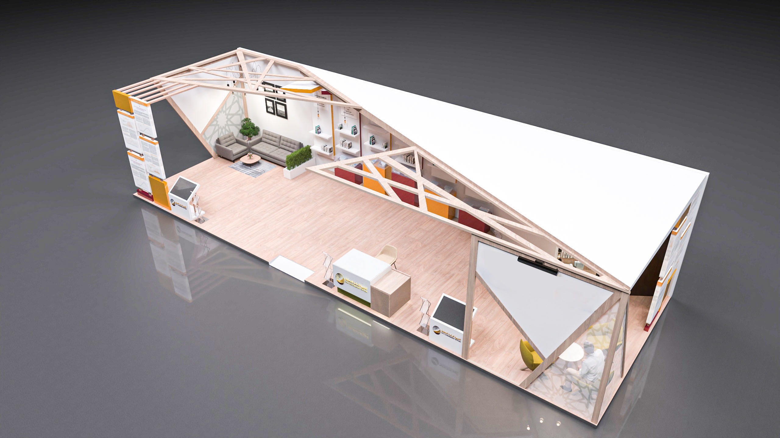 Exhibition stands 3D model 3D model 3D model_7