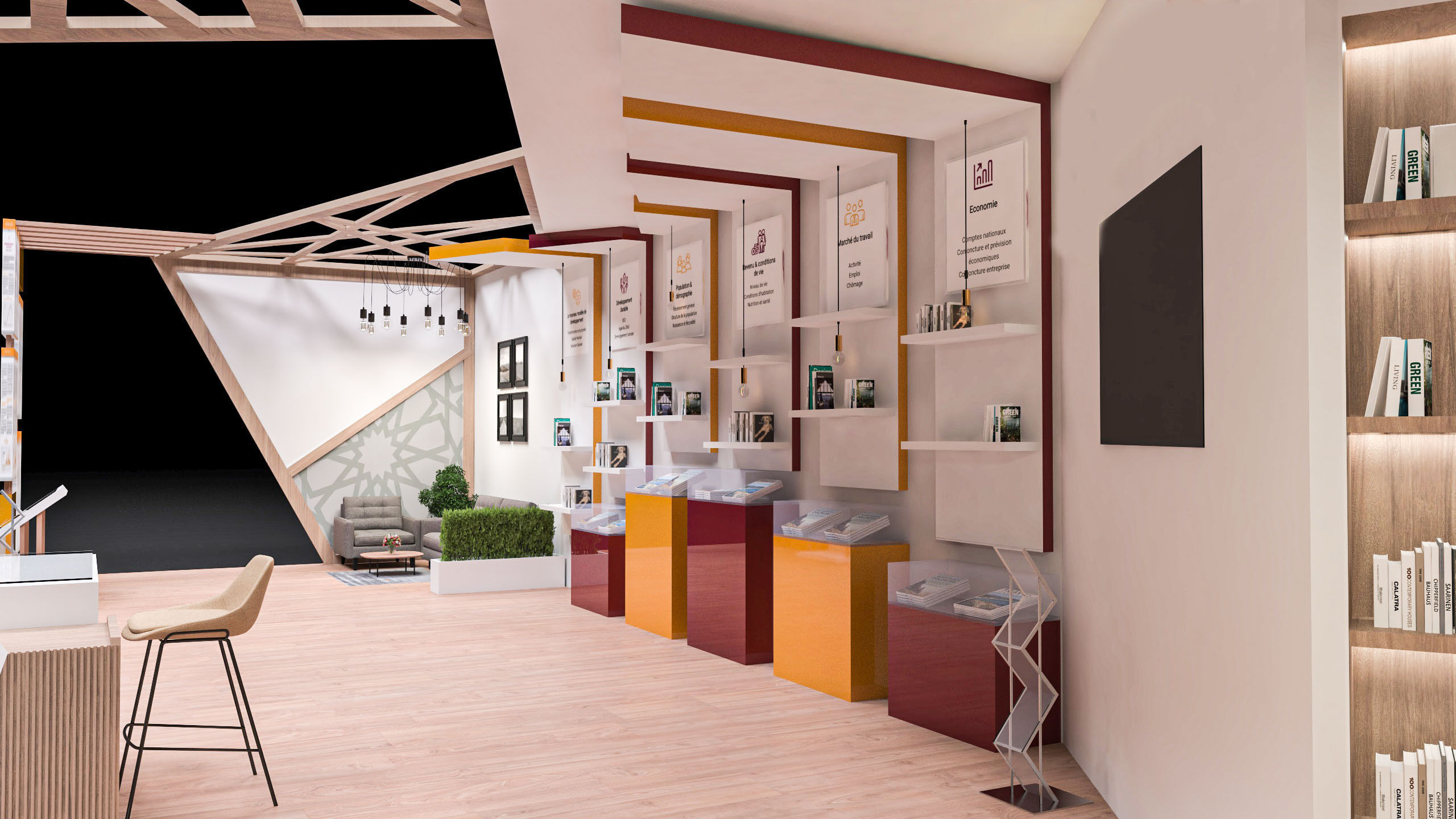 Exhibition stands 3D model 3D model 3D model_1