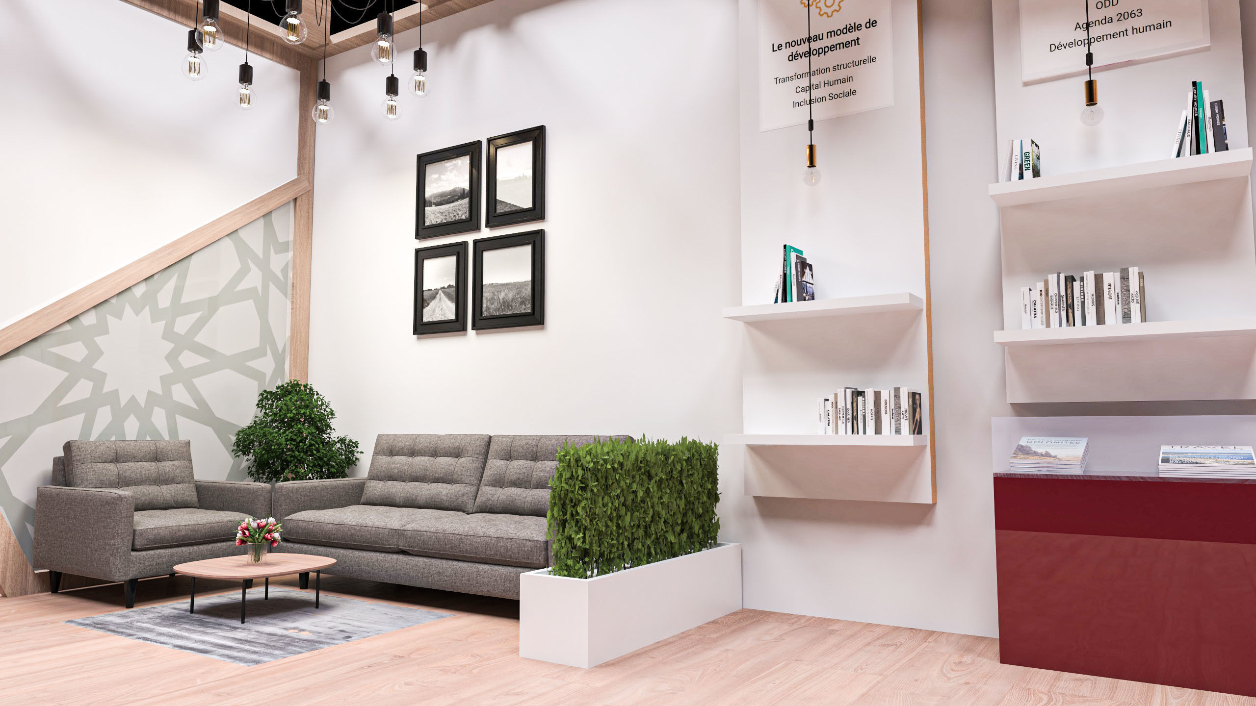 Exhibition stands 3D model 3D model 3D model_3