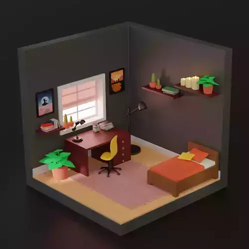 Low  Poly Room 