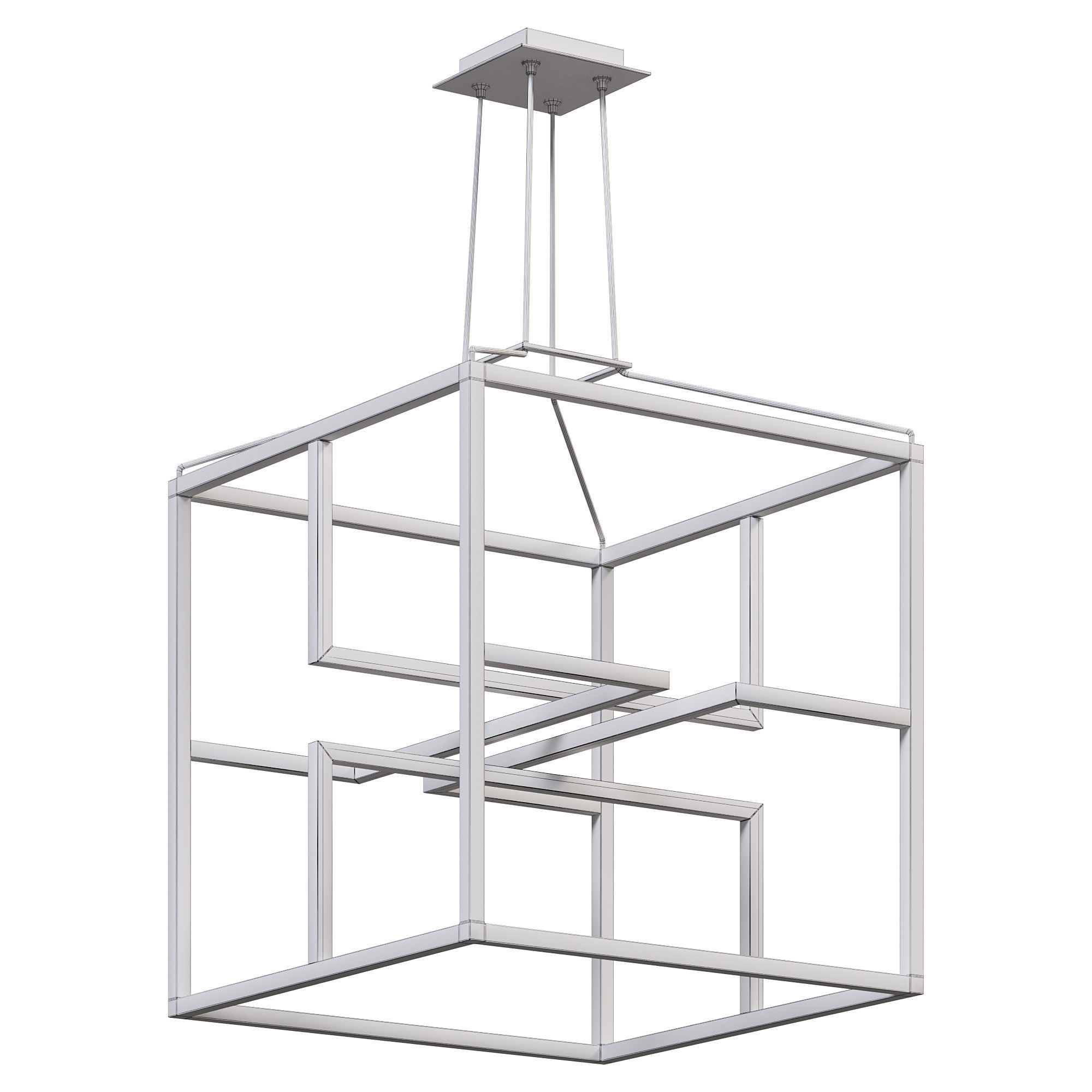 Chamber Pendant by lightology 3D model_2