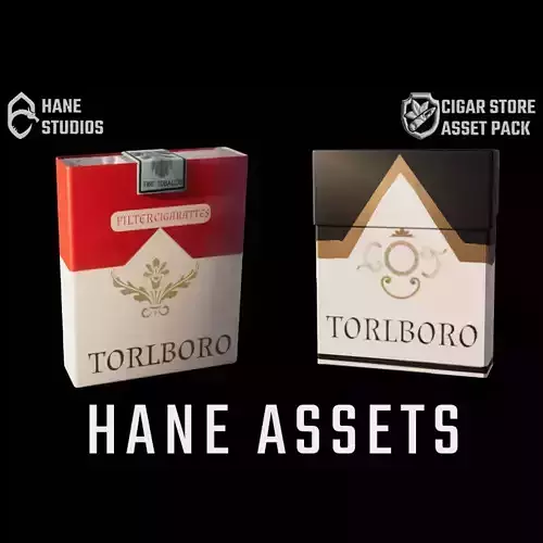 Cigarette Package Pack - 3 Box - Marlboro Inspired