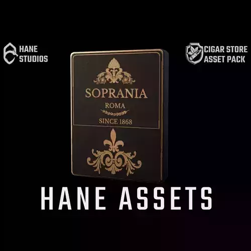 Cigarette Package - Box - Black