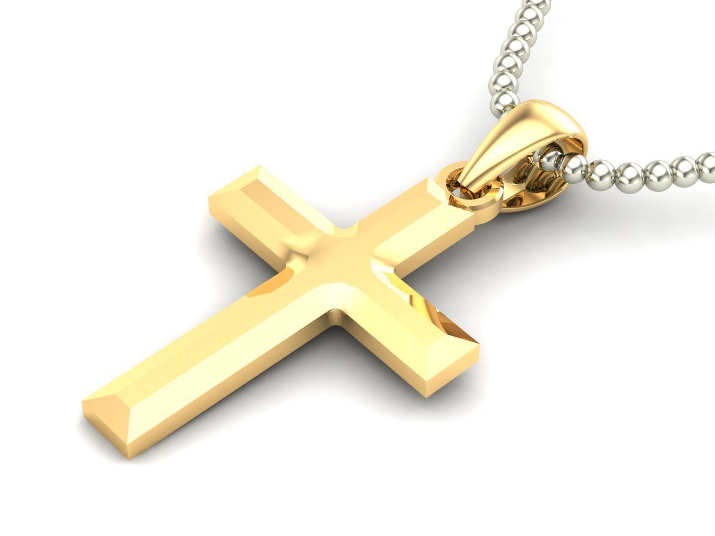Cross Pendant Jesus Christ CP 36 3D model_2