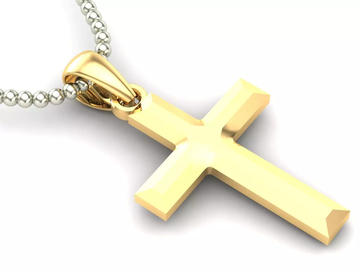 Cross Pendant Jesus Christ CP 36 3D model_0