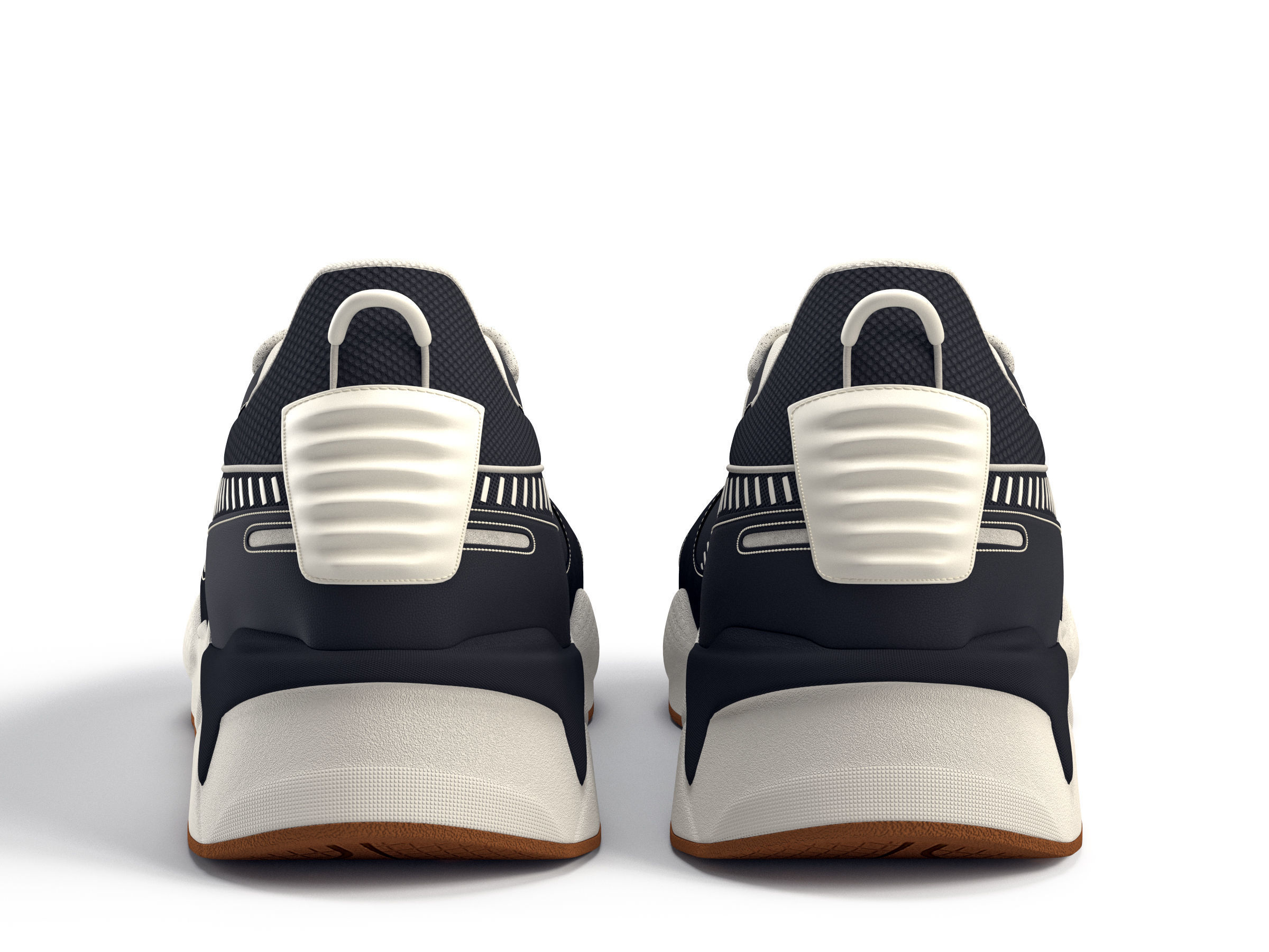Puma Shoes Black 3D model_8