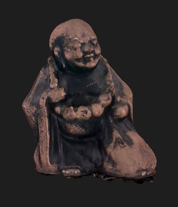 Buddha Statue Low-poly 3D model_1