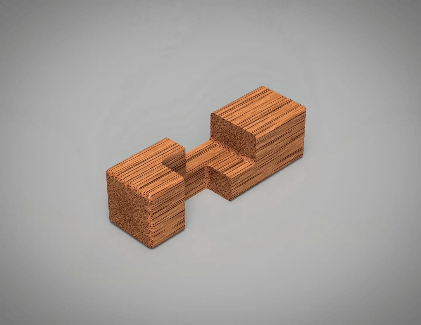 TriSym Cross - 3D Puzzle 3D print model_2