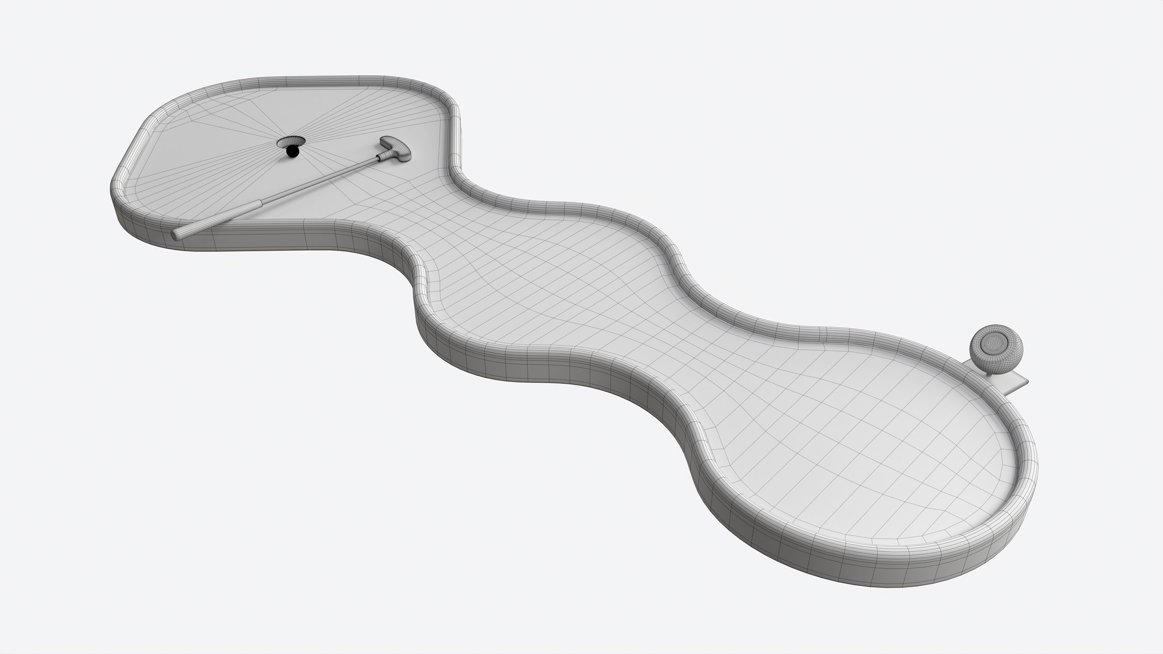 Miniature Golf Course 01 3D model_7