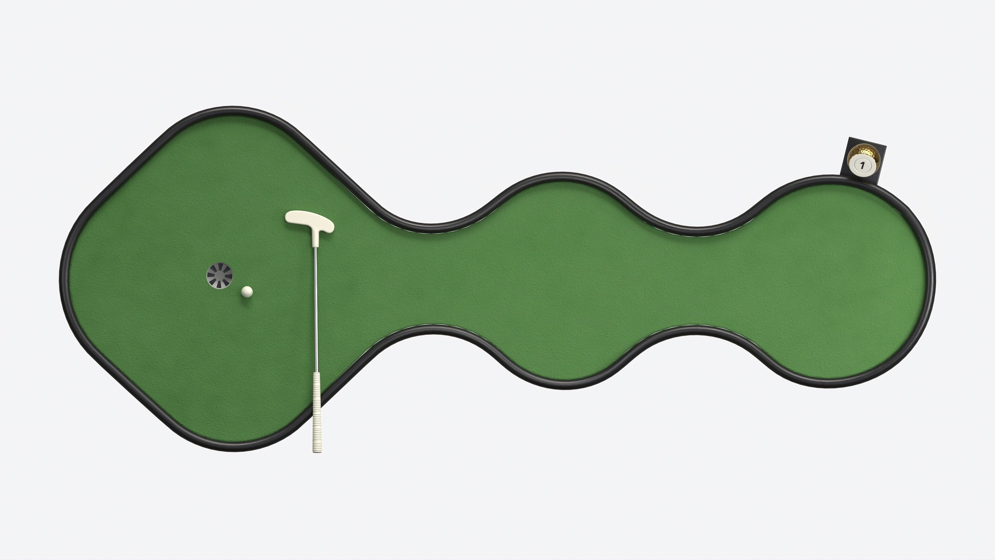 Miniature Golf Course 01 3D model_5