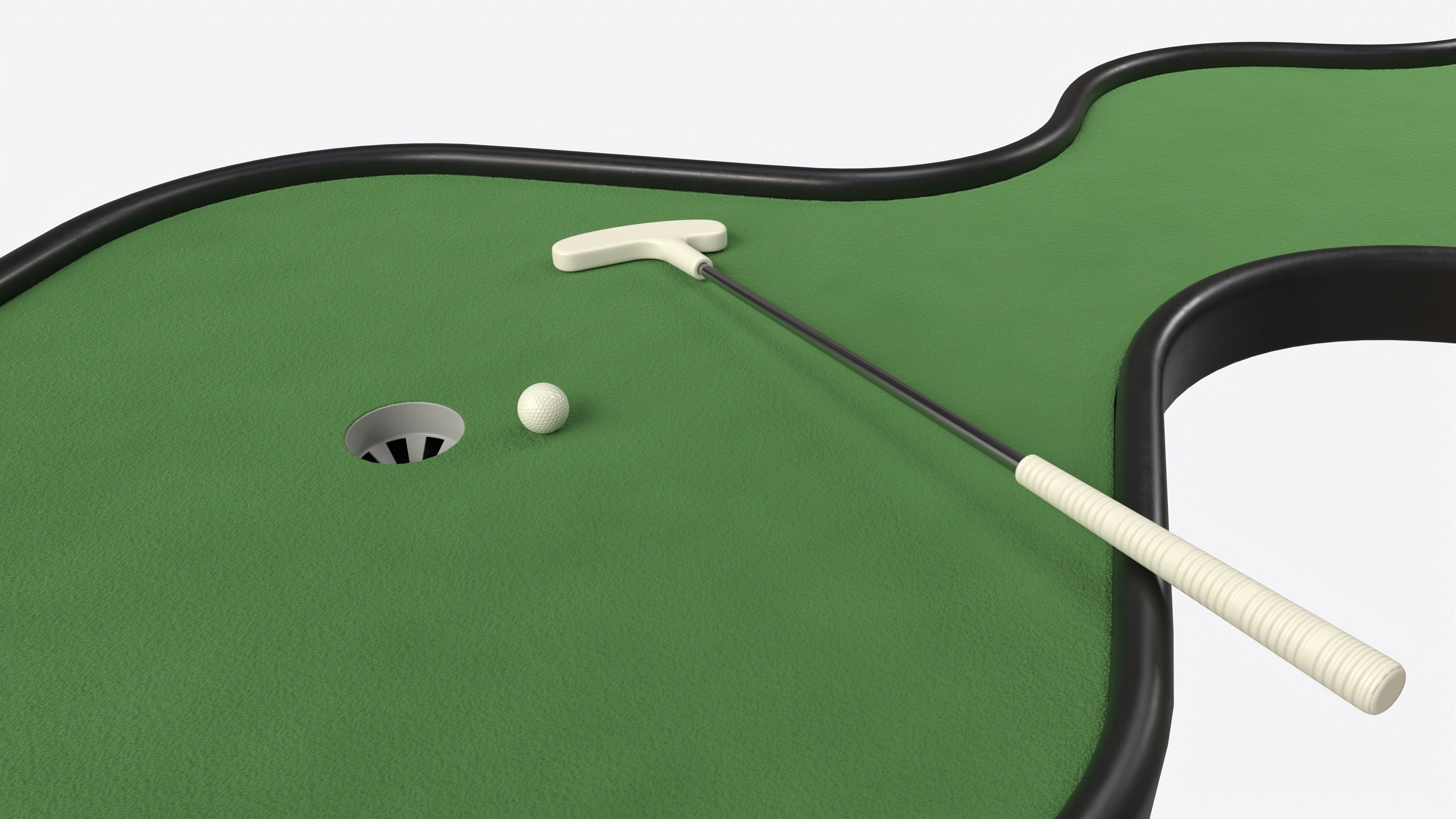 Miniature Golf Course 01 3D model_4