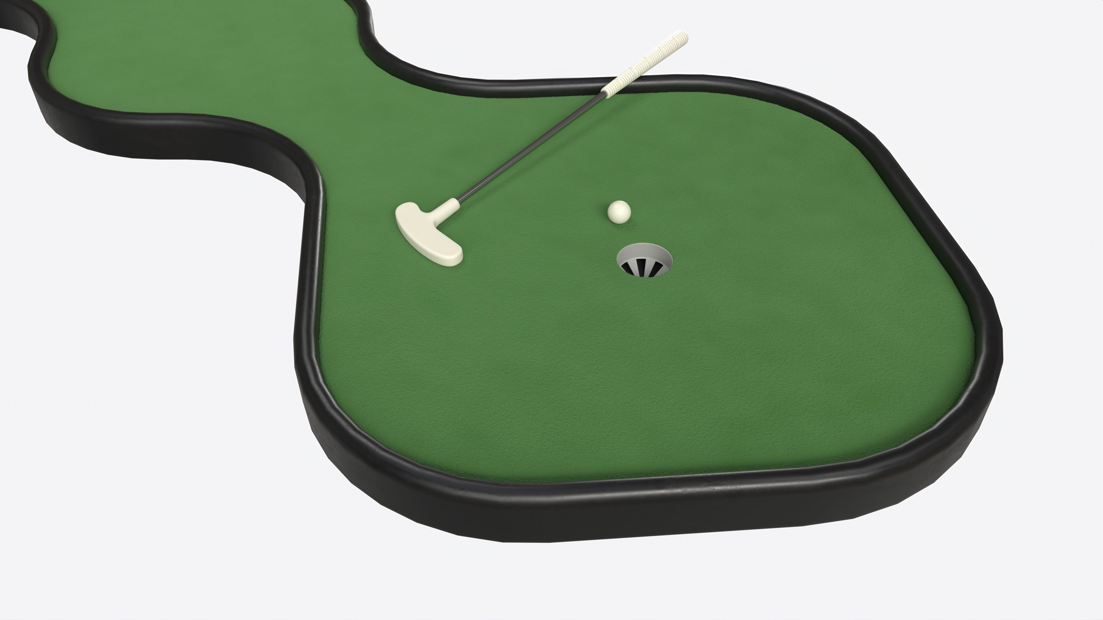 Miniature Golf Course 01 3D model_2