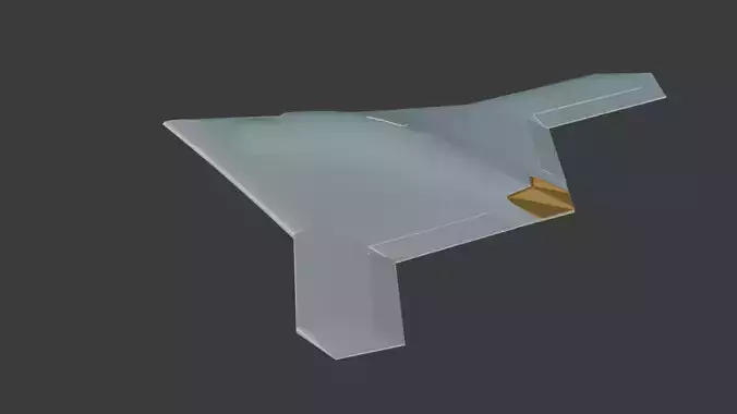X-47b 3D print model