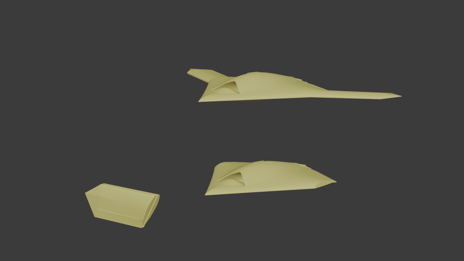 X-47b 3D print model_6