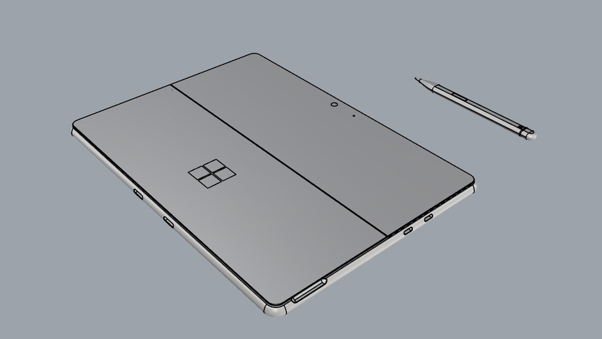 Microsoft Surface Pro 9  3D model_16