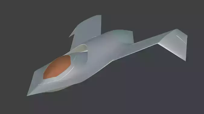 Boeing YF-118 3D print model