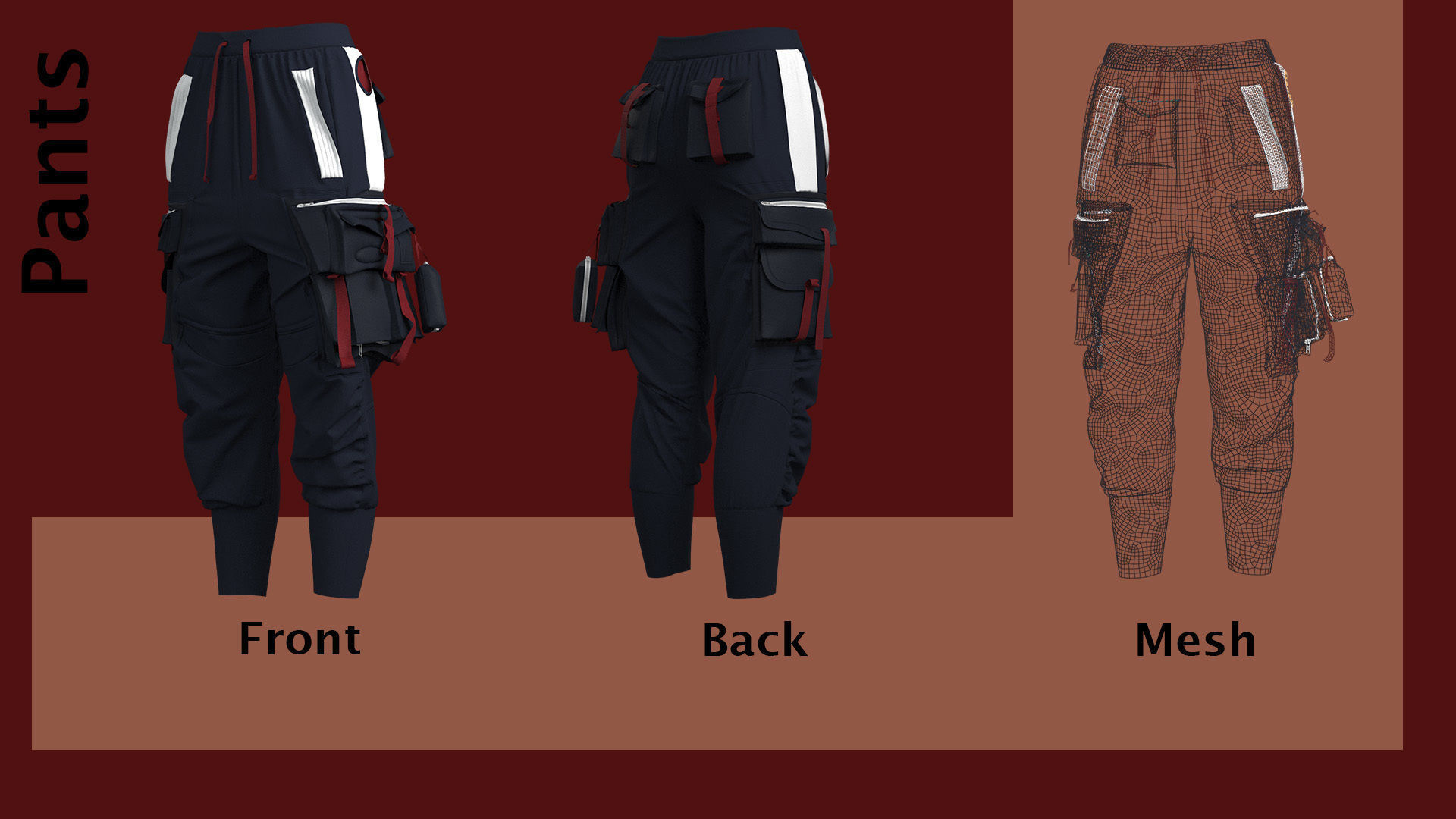 3 Modern Outfits PLUS 3 Video Tutorials 3D model_8