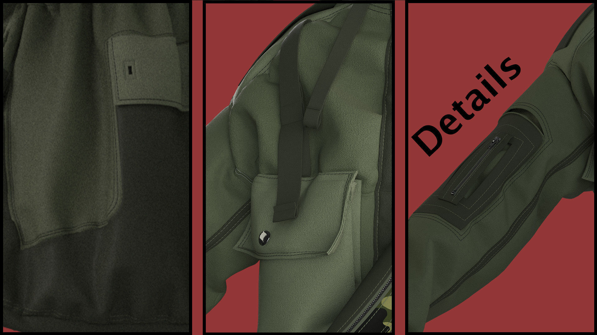 3 Modern Outfits PLUS 3 Video Tutorials 3D model_15